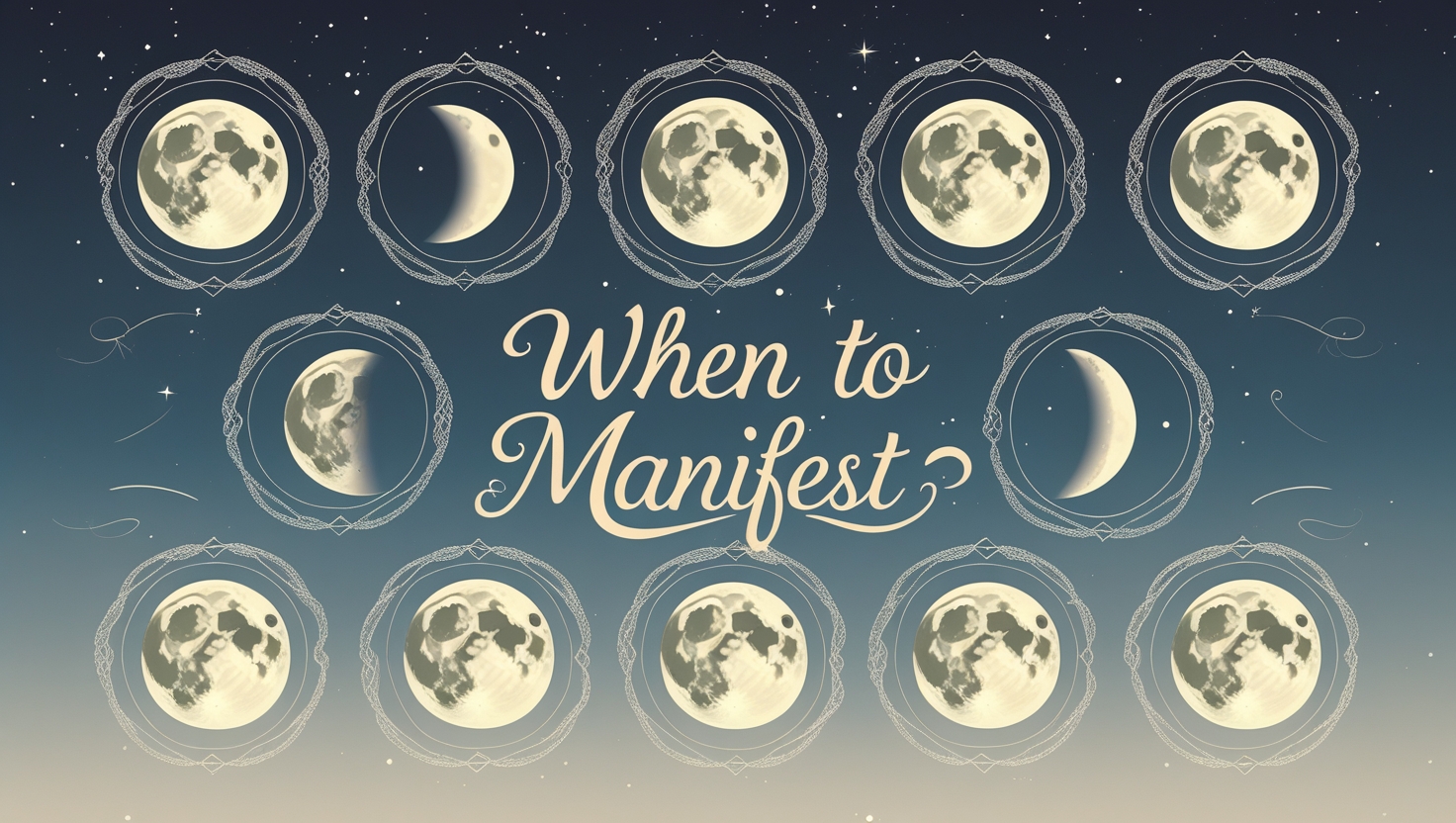 Moon Phase Calendar 2025: When to Manifest