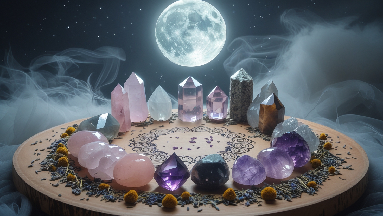 Best Crystals to Use During Full Moon Rituals