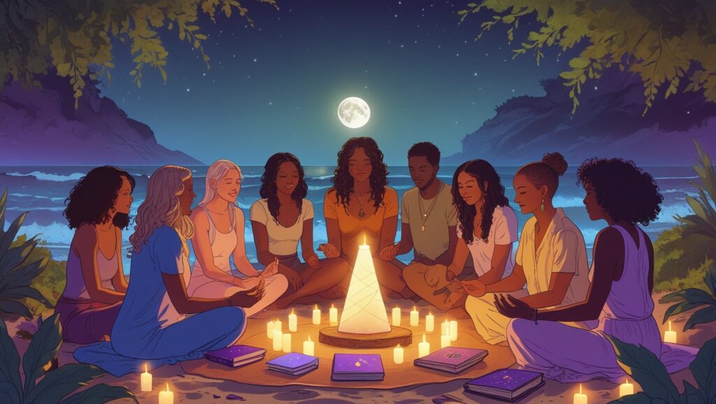 How to Host a Full Moon Circle with Friends