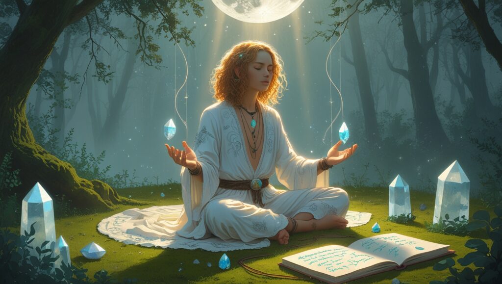 How to Program Crystals with Full Moon Energy