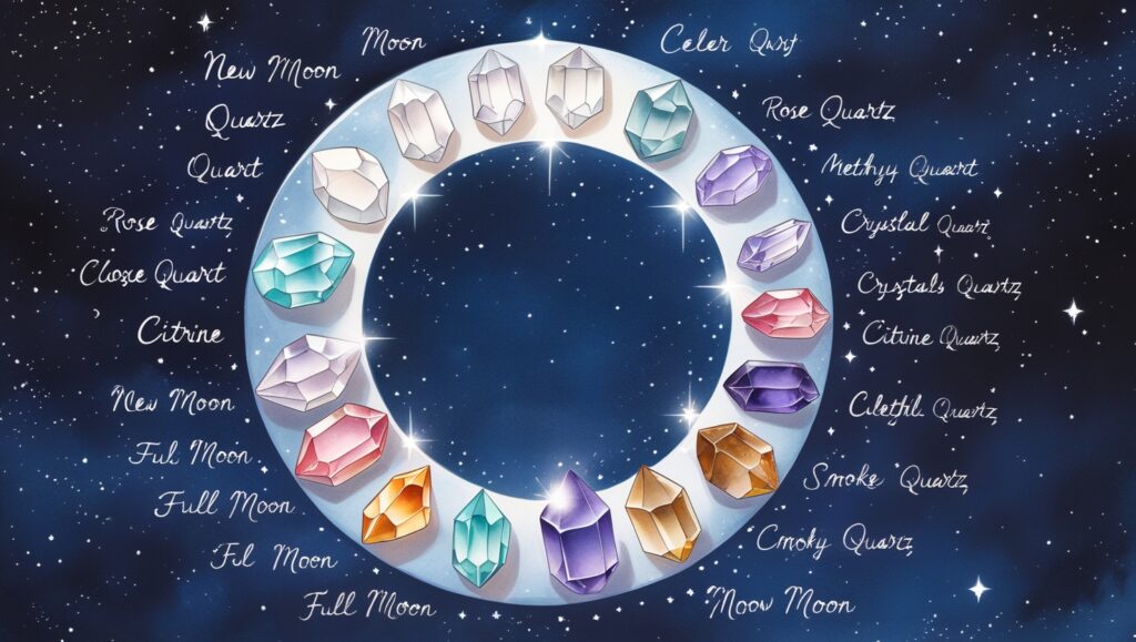 Best Crystals for Manifesting with Moon Phases