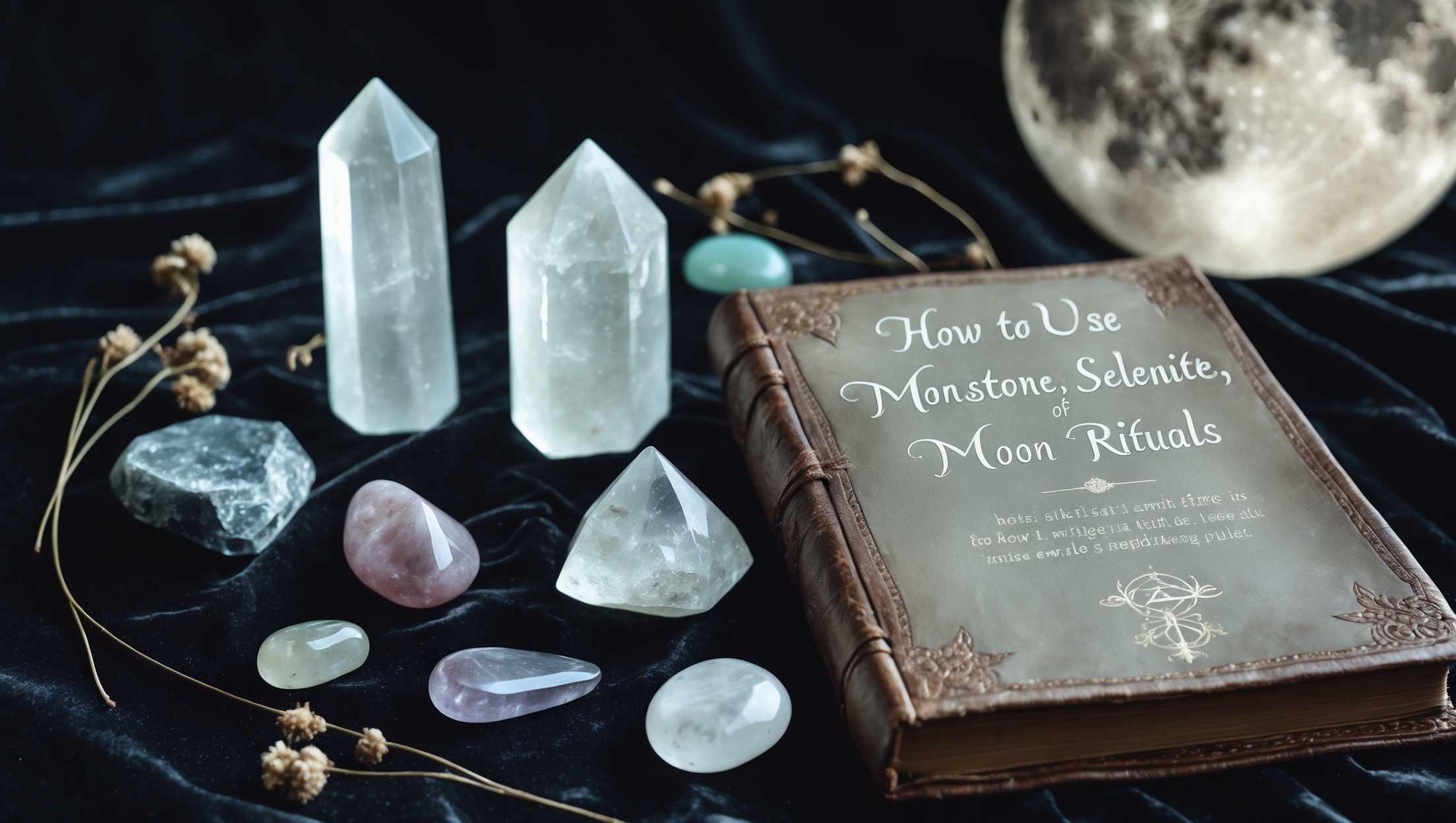 Best Crystals for Moon Rituals: How to Use Moonstone, Selenite, and More