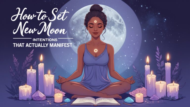 How to Set New Moon Intentions That Actually Manifest (Simple Ritual Guide)