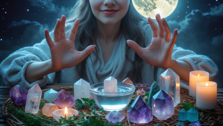The Best Way to Cleanse and Charge Crystals Under the Full Moon