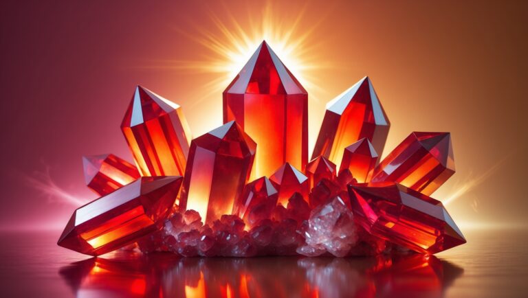 Red and Orange Crystals: Ignite Your Faith, Energy, and Creative Purpose